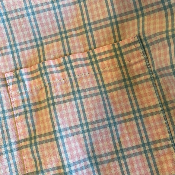 J CREW BUTTON DOWN DRESS SHIRT IN XXL SUPER PREPPY PINK CHECK SLIM FIT - Picture 6 of 6